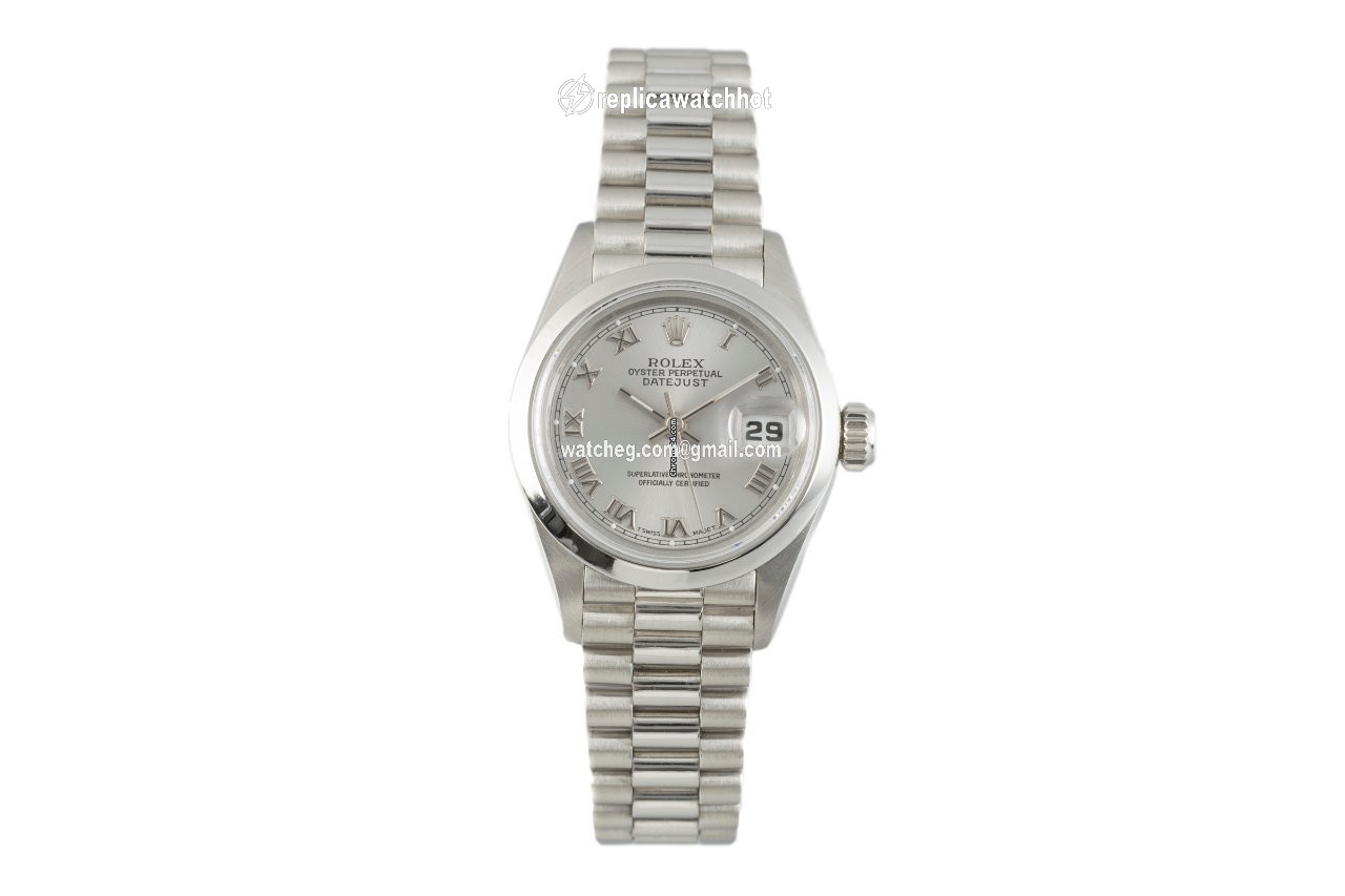 Rolex Lady-Datejust Womens watch Platinum Automatic 69166 2