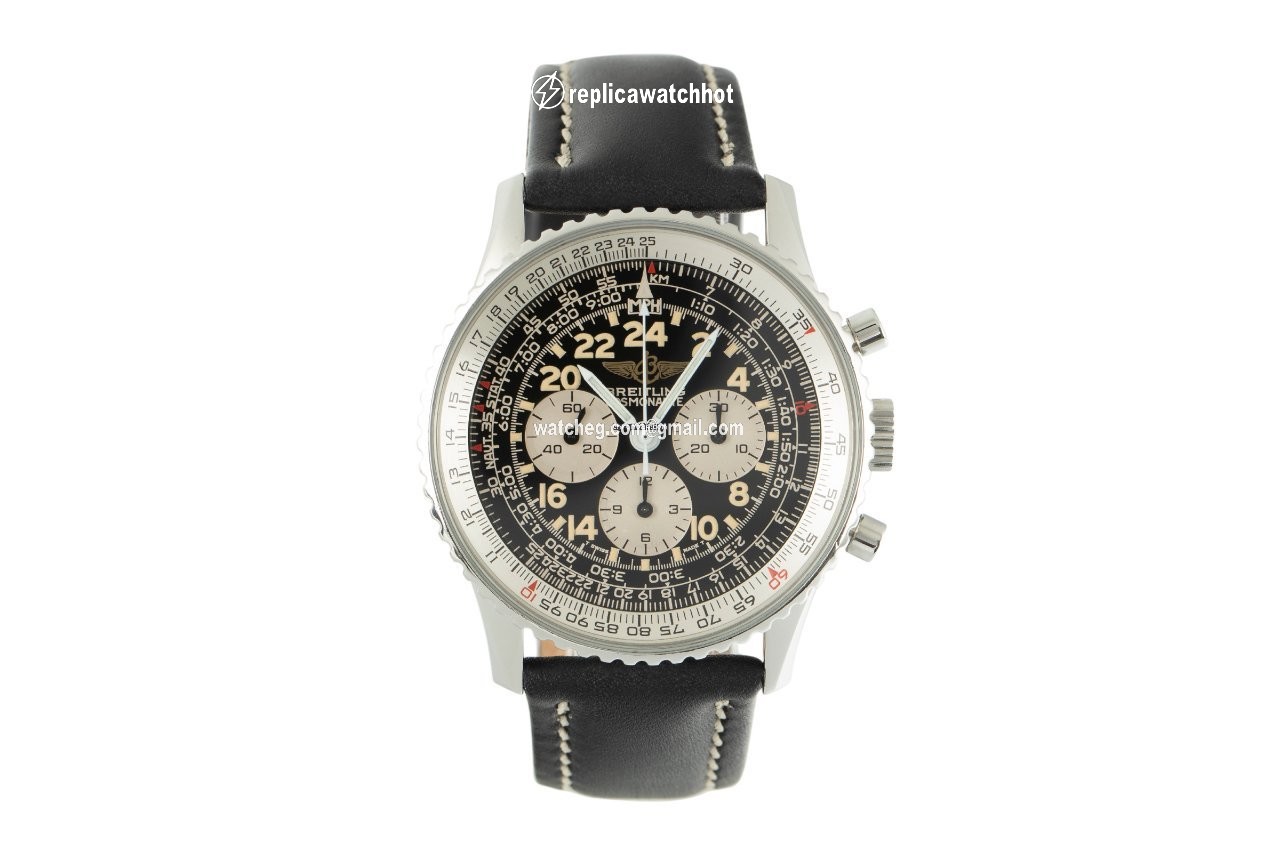 Breitling Navitimer Cosmonaute Mens watch Unisex Manual winding Steel A12019 2
