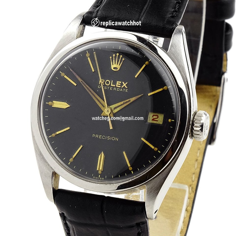 Rolex Oyster Precision Mens watch Unisex Steel Manual winding 6094 2