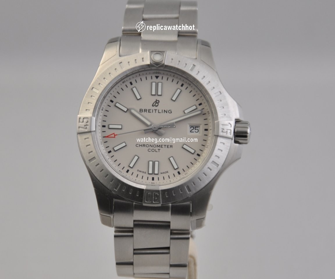 Breitling Chronomat Colt Mens watch Unisex Automatic Steel A17313101G1A1 2