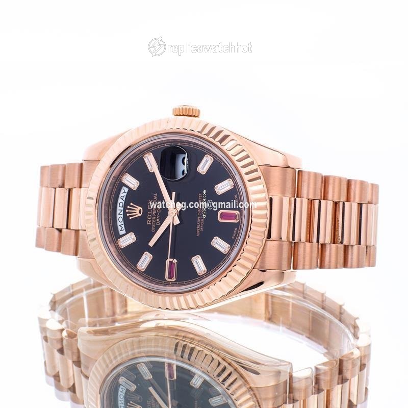 Rolex Day-Date II Mens watch Unisex Rose gold Automatic 218235 2