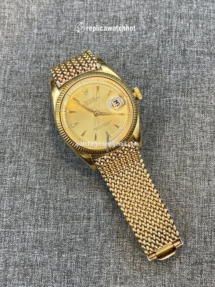 Rolex Datejust Mens watch Unisex Yellow gold Automatic 6305 1 2