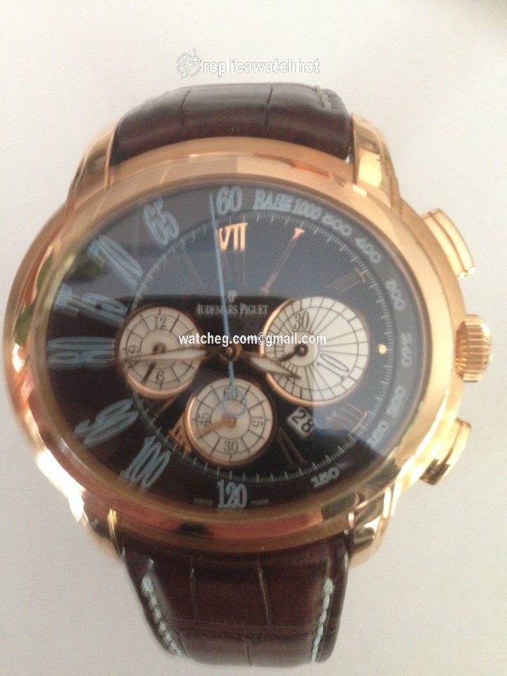 Audemars Piguet Millenary Chronograph Mens watch Unisex Automatic Rose gold 26145OR.OO.D095CR.01 2