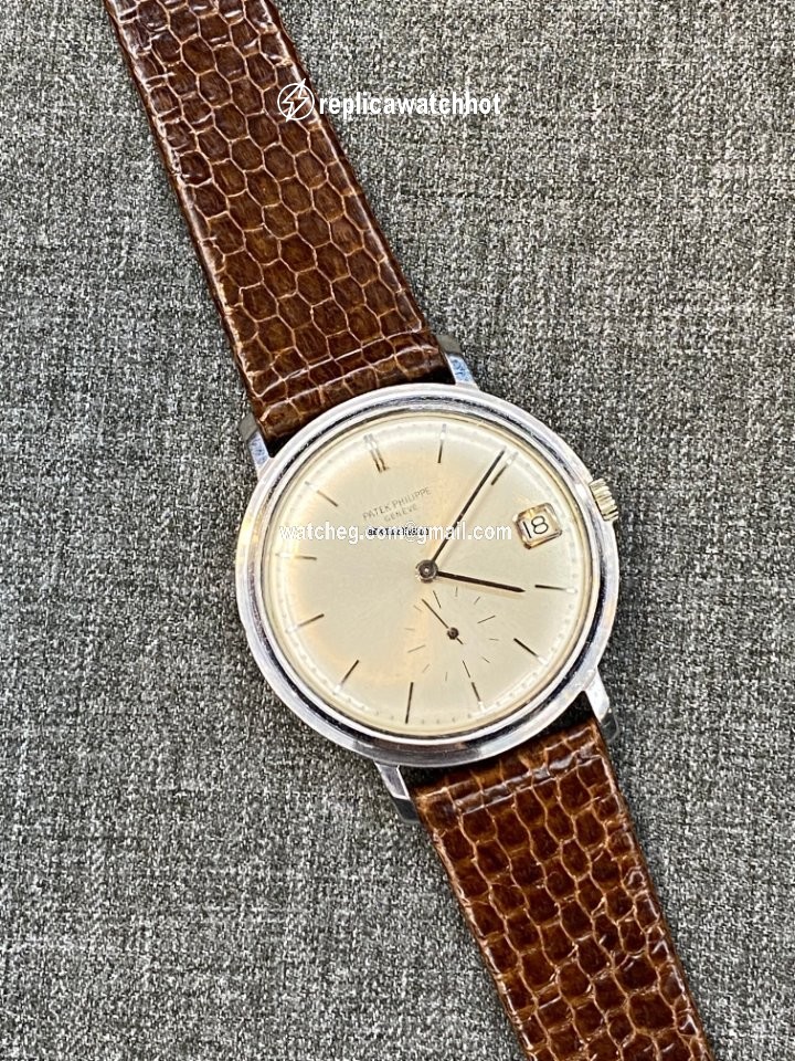 Patek Philippe Calatrava Mens watch Unisex Automatic White gold 3445G 2