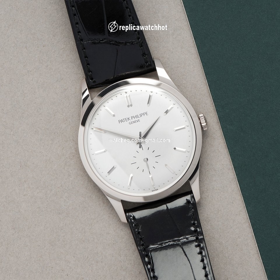 Patek Philippe Calatrava Mens watch Unisex Manual winding White gold 5196G 2
