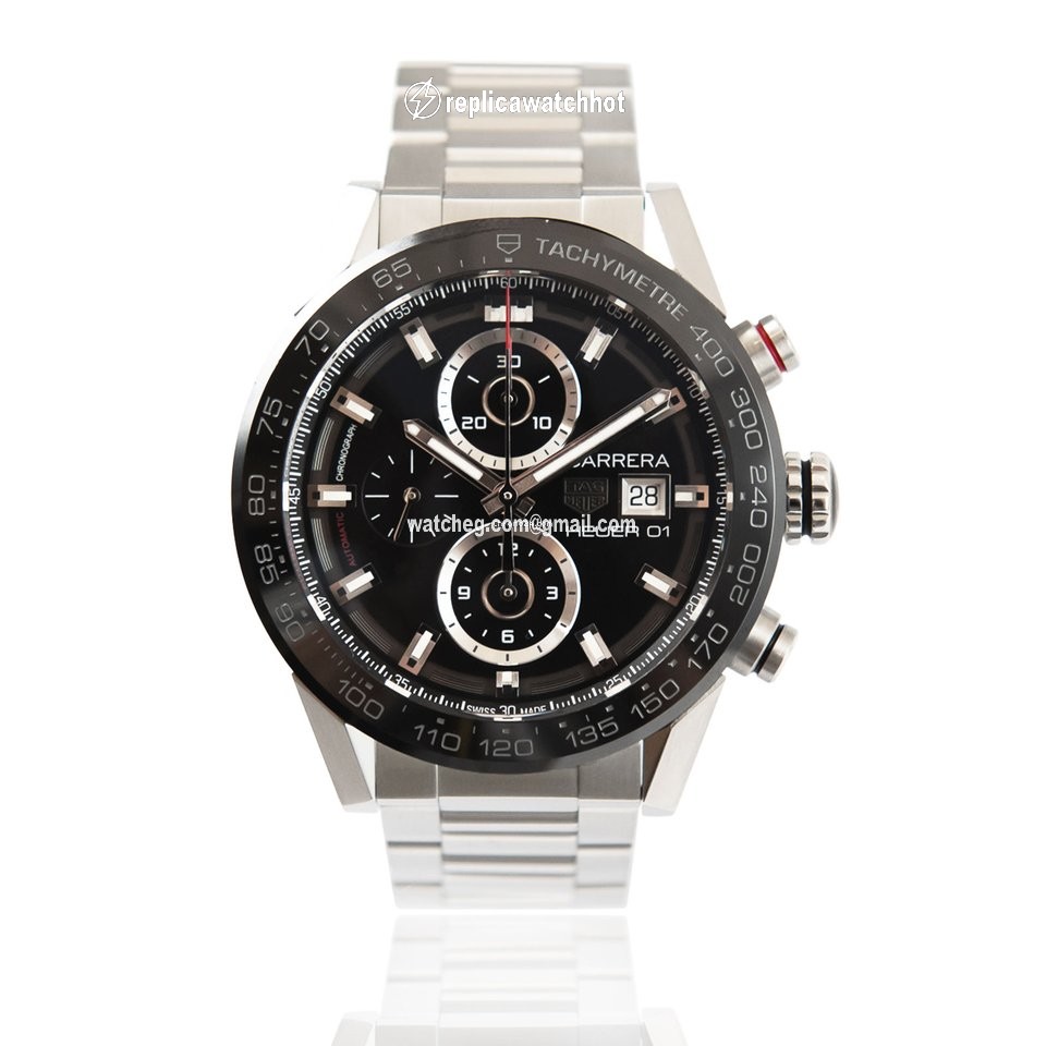 TAG Heuer Carrera Calibre HEUER 01 Mens watch Unisex Automatic Steel CAR201Z.BA0714 2