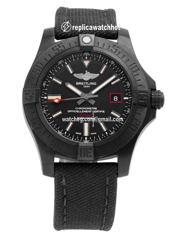 Breitling Avenger Blackbird 44 Mens watch Unisex Automatic Titanium V1731110.BD74.109W.M20BASA.1 2