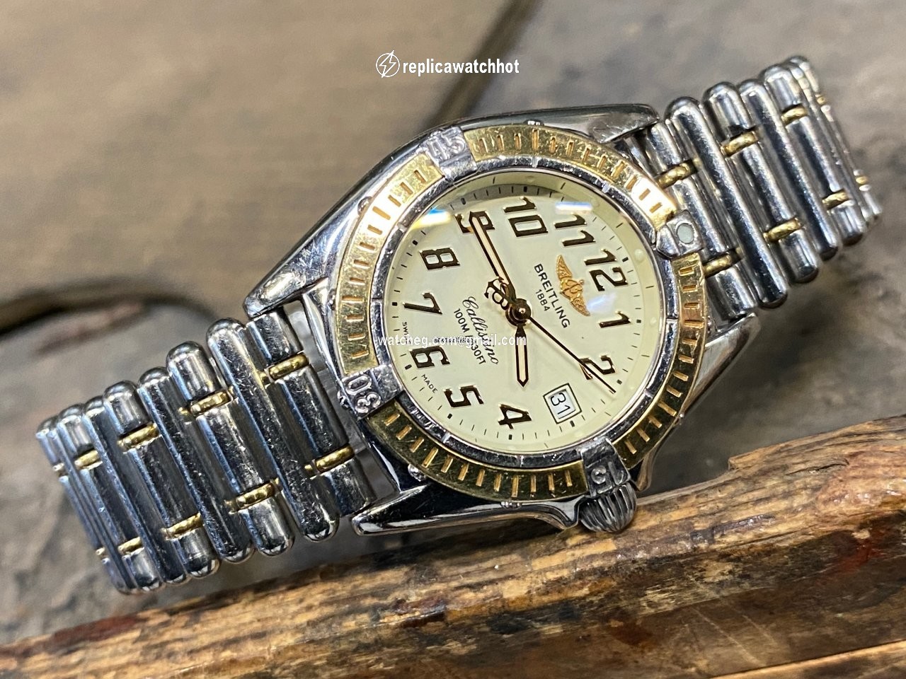 Breitling Callistino Womens watch Quartz Gold Steel D52345 2