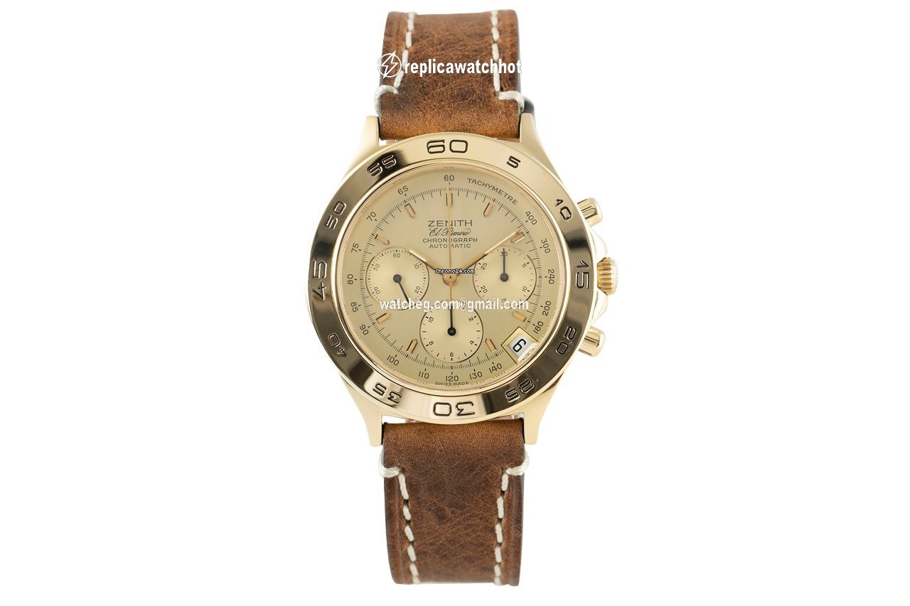 Zenith El Primero Mens watch Unisex Automatic Yellow gold 06-0060-400 2