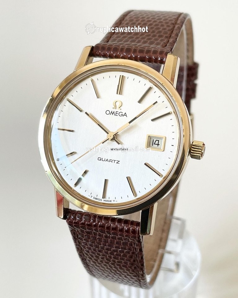 Omega Seamaster Mens watch Unisex Quartz Gold Steel 196.0160 2