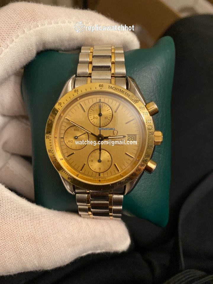 Omega Speedmaster Date Mens watch Unisex Automatic Yellow gold 3712.10.01 2