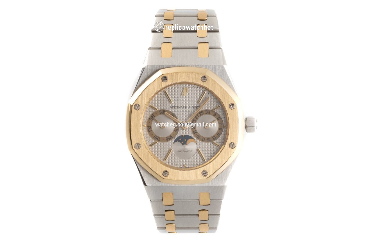 Audemars Piguet Royal Oak Day-Date Mens watch Unisex Automatic Gold Steel 25594SA 2