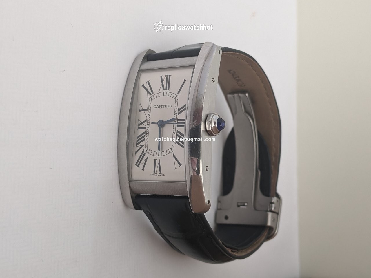 Cartier Tank Americaine Mens watch Unisex Automatic Steel WSTA0018 2