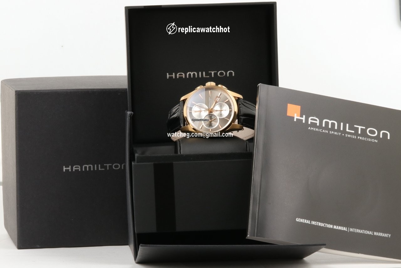 Hamilton Jazzmaster Auto Chrono Mens watch Unisex Automatic Steel H32546781 2