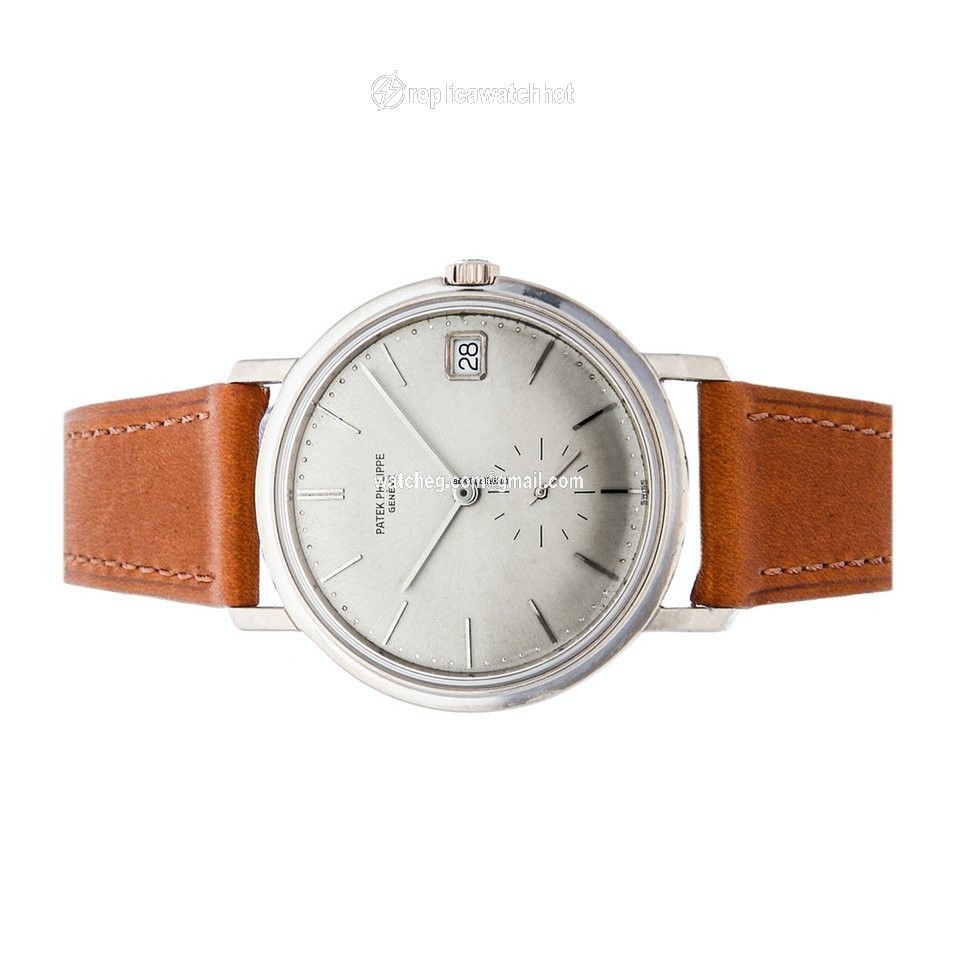 Patek Philippe Calatrava Mens watch Unisex Automatic White gold 3445G-020 2