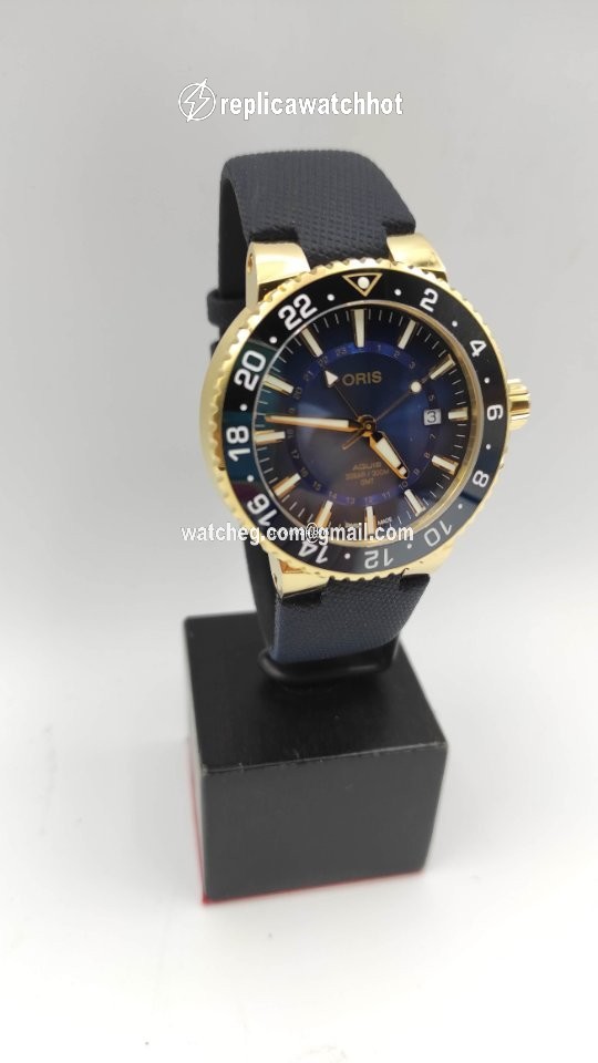Oris Mens watch Unisex Automatic Yellow gold 01 798 7754 6185-Set 2