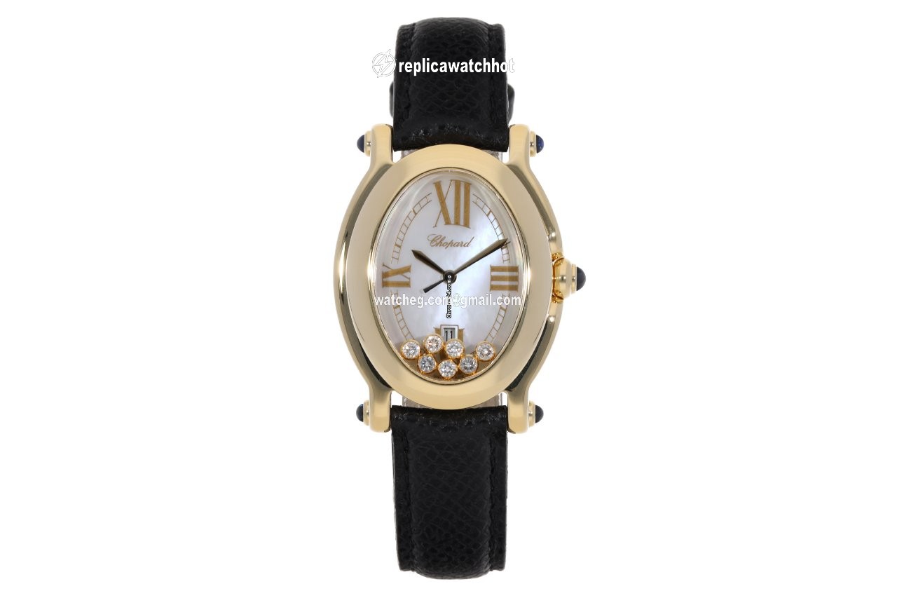 Chopard Happy Sport Womens watch Quartz Yellow gold 27 7000-23 2