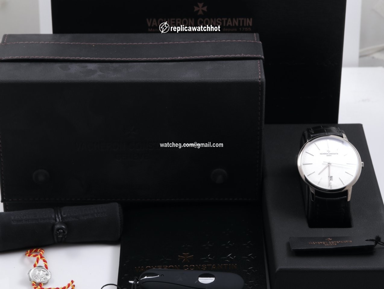 Vacheron Constantin Patrimony Mens watch Unisex Automatic White gold 85180 000G-9230 2