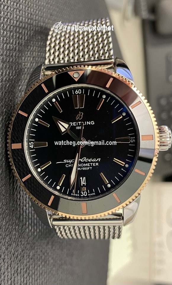 Breitling Superocean Heritage Mens watch Unisex Automatic Gold Steel UB2030121B1A1 2