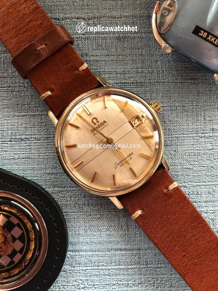 Omega Seamaster DeVille Mens watch Unisex Automatic Gold Steel 14910 2