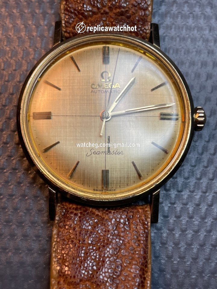 Omega Seamaster Mens watch Unisex Automatic Yellow gold Vintage 2