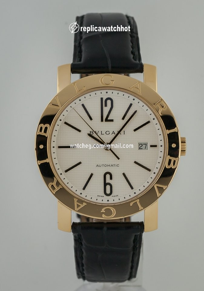 Bulgari Bulgari Mens watch Unisex Automatic Yellow gold BB42GL 2