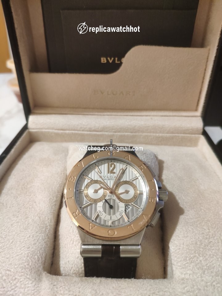 Bulgari Diagono Mens watch Unisex Automatic Gold Steel DG42C6SPGLDCH 2