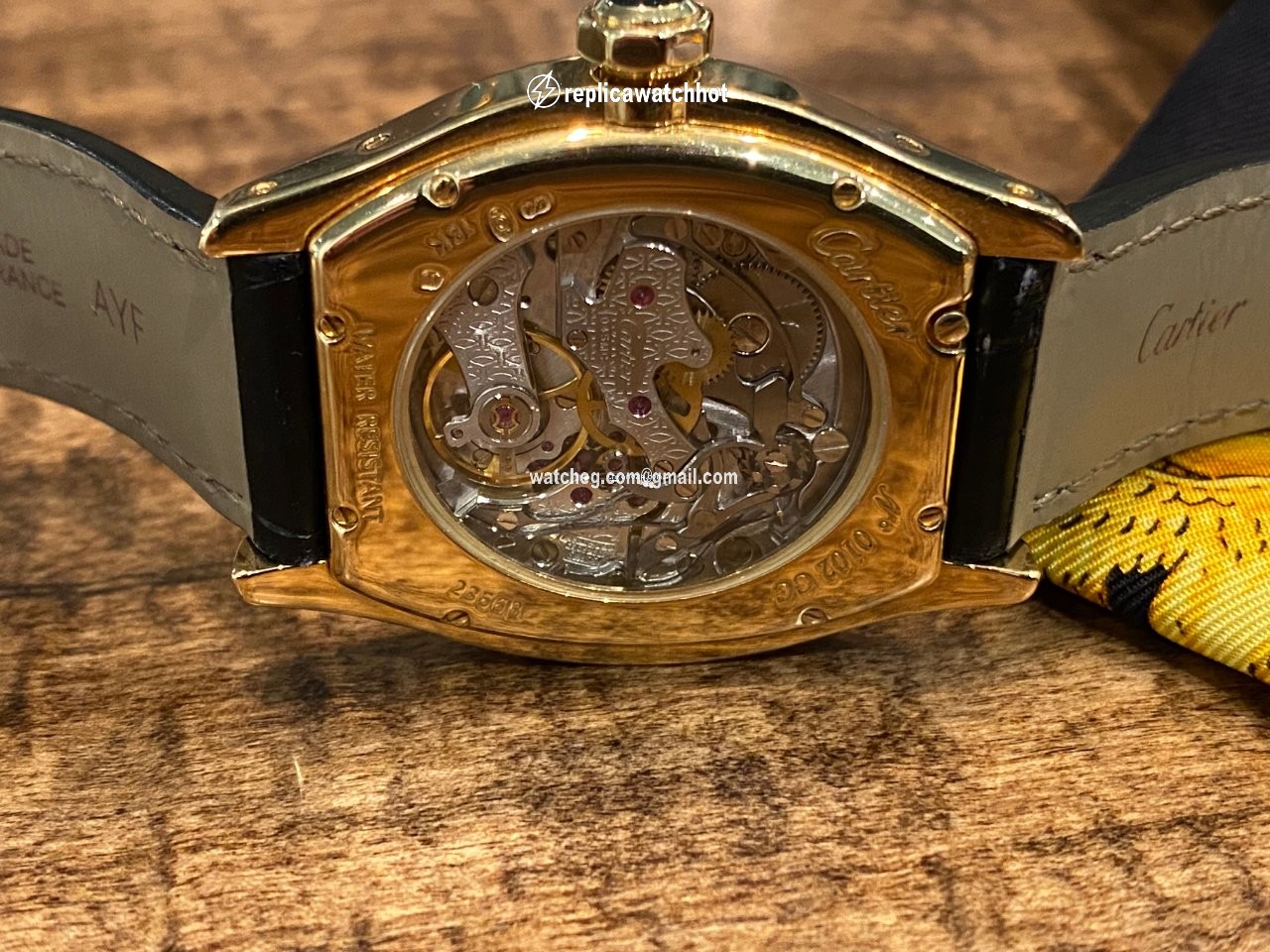 Cartier Tortue Mens watch Unisex Manual winding Yellow gold 2356 2
