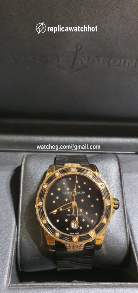 Ulysse Nardin Lady Diver Starry Night Mens watch Unisex Automatic Rose gold 8156-180 2