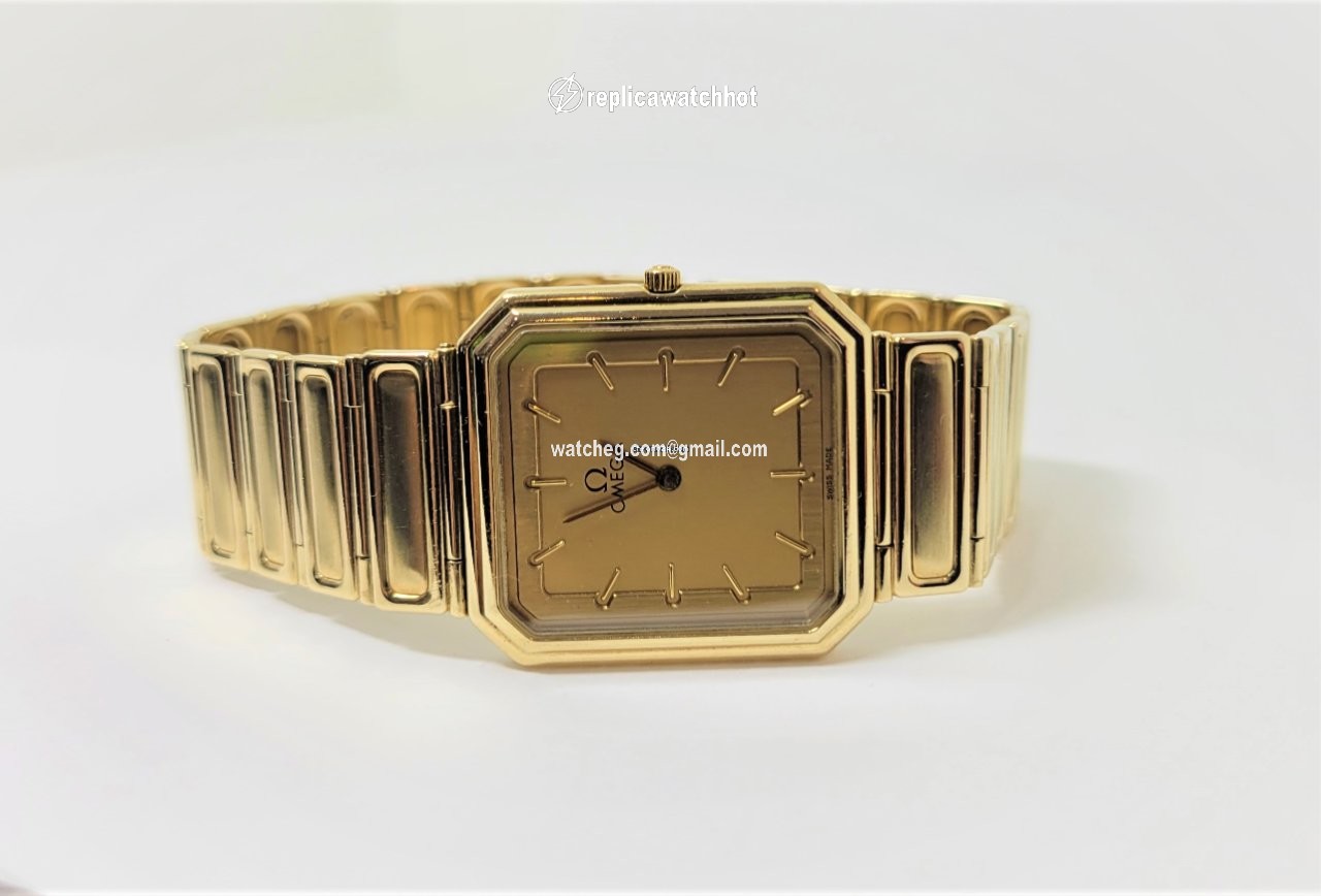 Omega Mens watch Unisex Quartz Yellow gold 1378 2