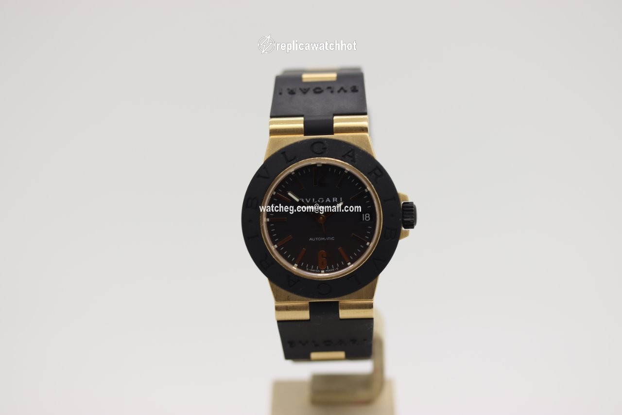 Bulgari Diagono Womens watch Automatic Yellow gold AL32G 2