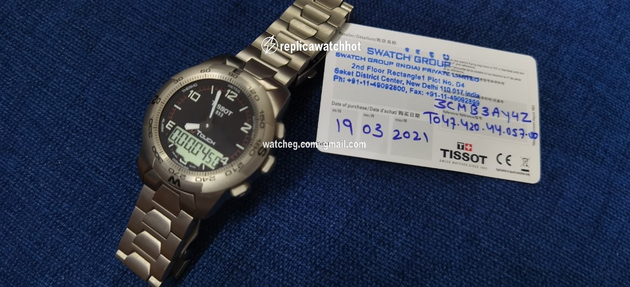 Tissot T-Touch II Mens watch Unisex Quartz Titanium T047.420.44.057.00 2