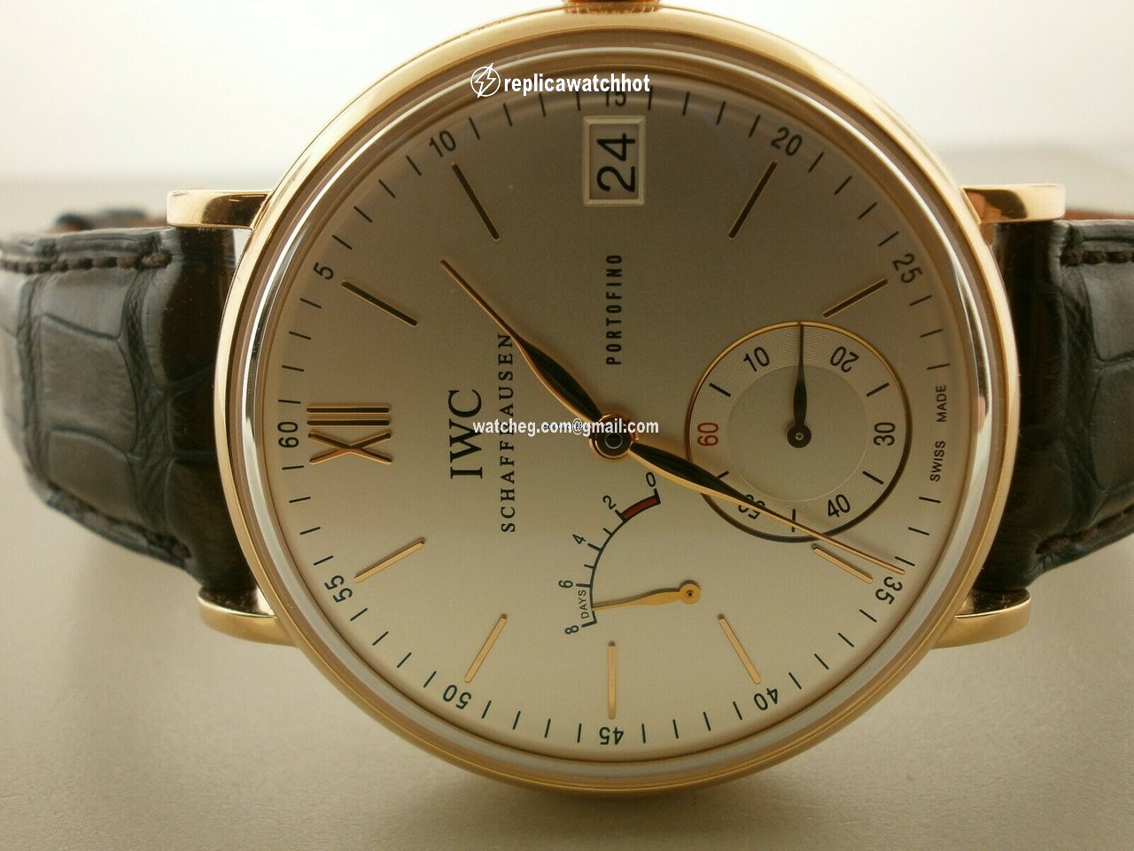 IWC Portofino Hand-Wound Automatic Rose gold 5101-07 2