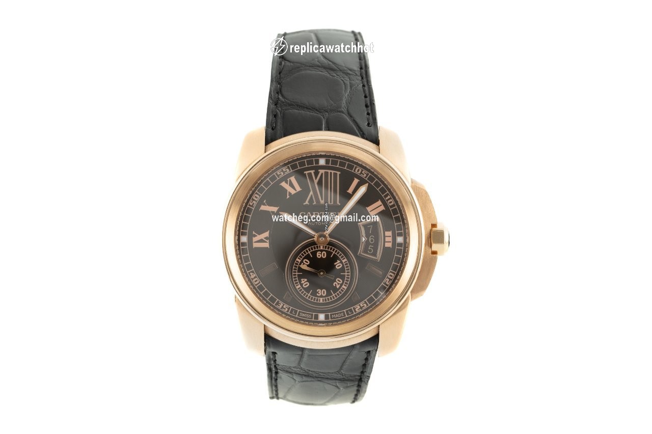 Cartier Calibre de Cartier Mens watch Unisex Automatic Red gold 3300 2