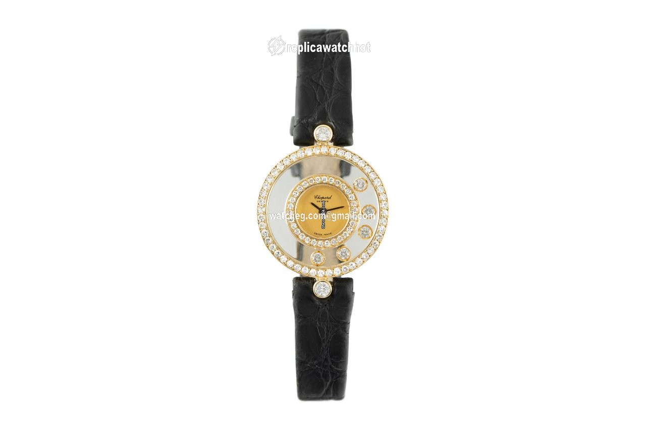Chopard Happy Diamonds Womens watch Quartz Yellow gold 20 3957-0001 2