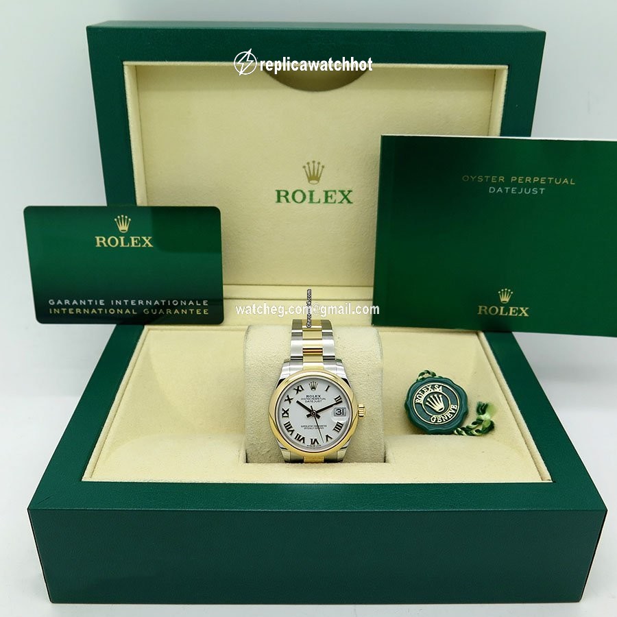 Rolex Datejust 31 Womens watch Gold Steel Automatic 278243 2