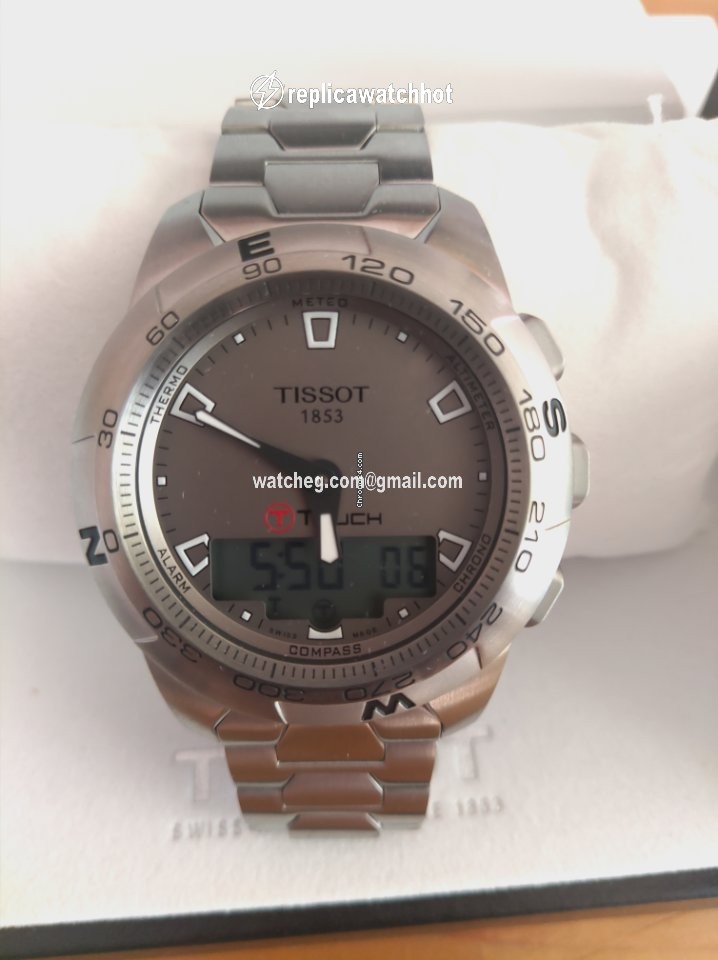 Tissot T-Touch II Mens watch Unisex Quartz Steel T047.420.11.071.00 2