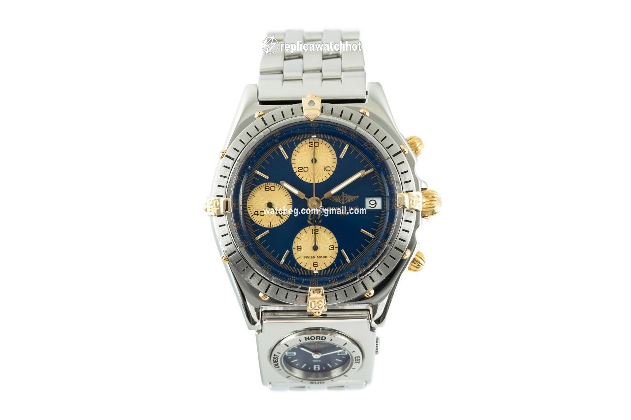 Breitling Chronomat Mens watch Unisex Automatic Gold Steel 81.950 2