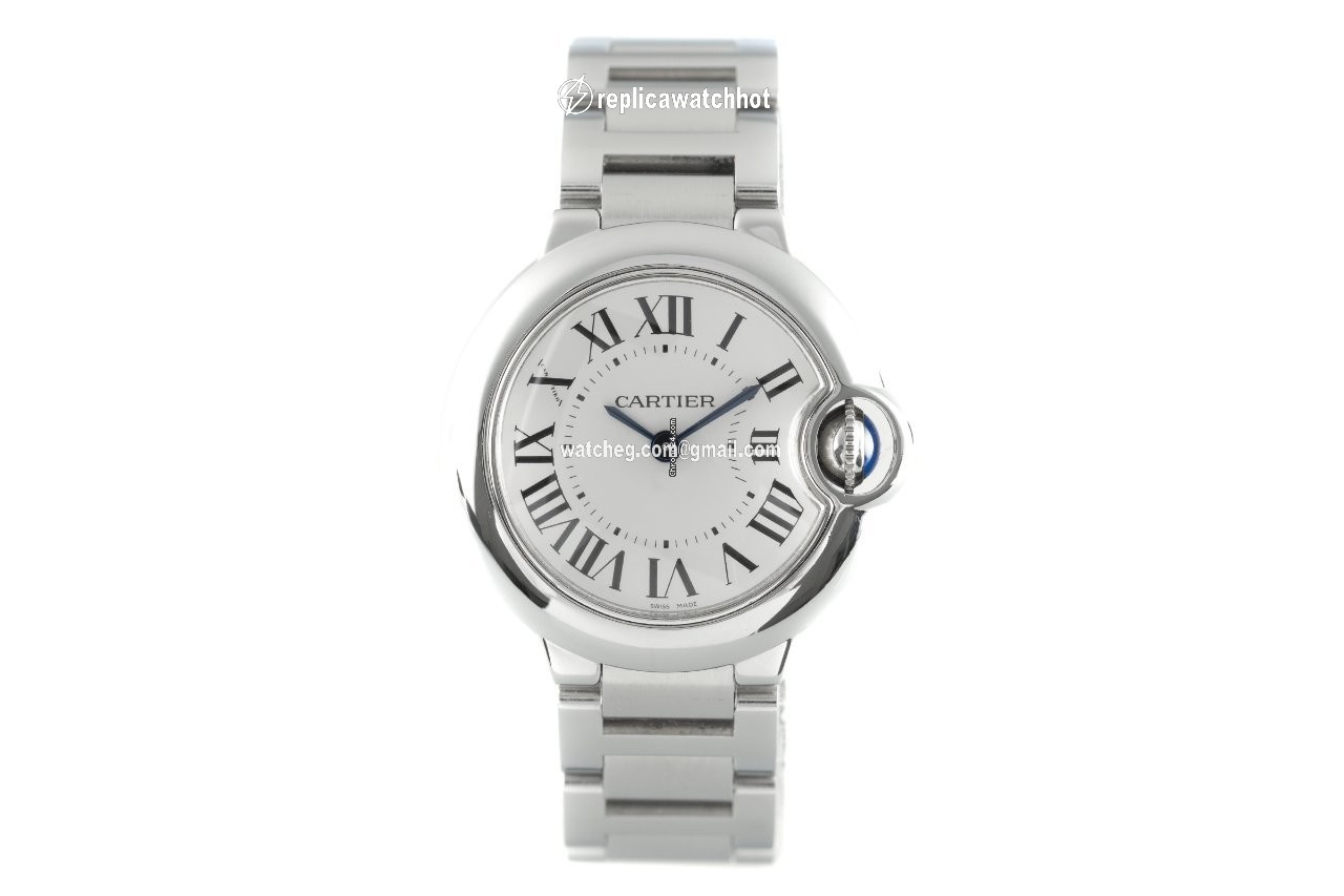 Cartier Ballon Bleu 28mm Womens watch Quartz Steel 3009 2