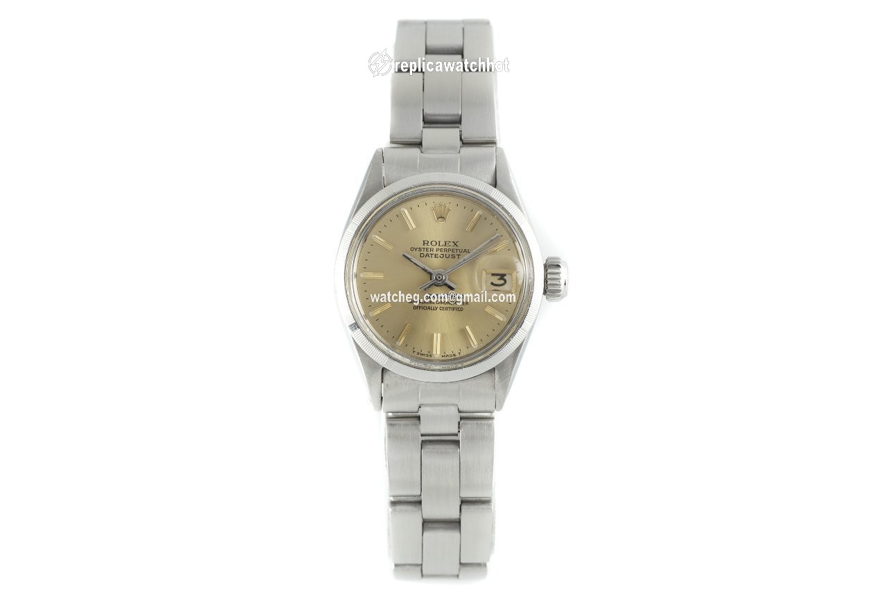 Rolex Oyster Perpetual Lady Date Womens watch Steel Automatic 6519 2