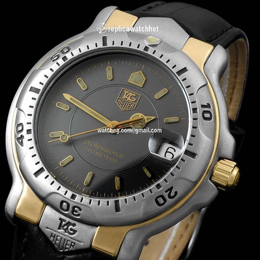 TAG Heuer 6000 Mens watch Unisex Quartz Gold Steel 8424 2