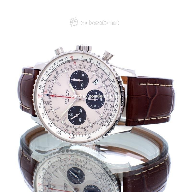 Breitling Navitimer 1 B01 Chronograph 43 Mens watch Unisex Automatic Steel Ab0121211g1p1 2