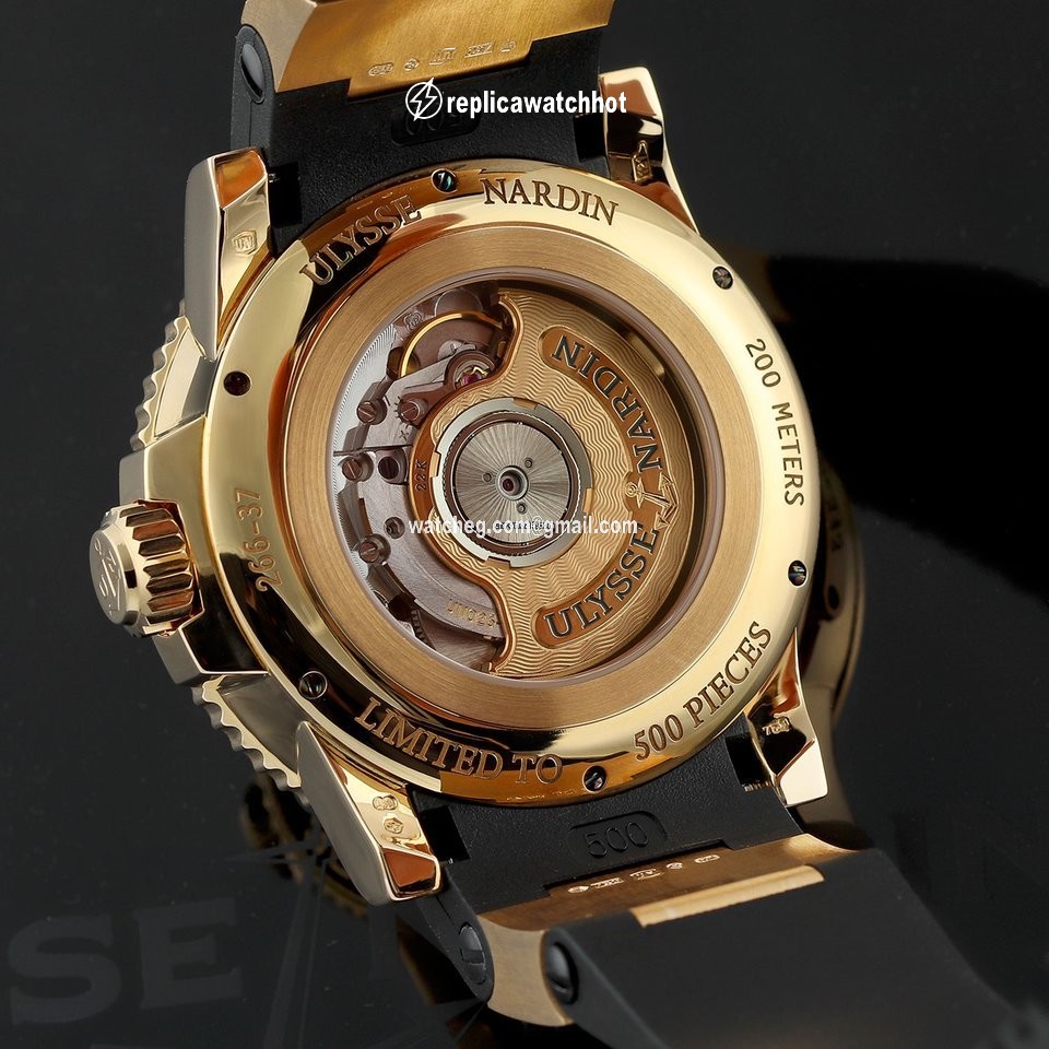 Ulysse Nardin Maxi Marine Diver Mens watch Unisex Automatic Rose gold 266-37LE-3a 2