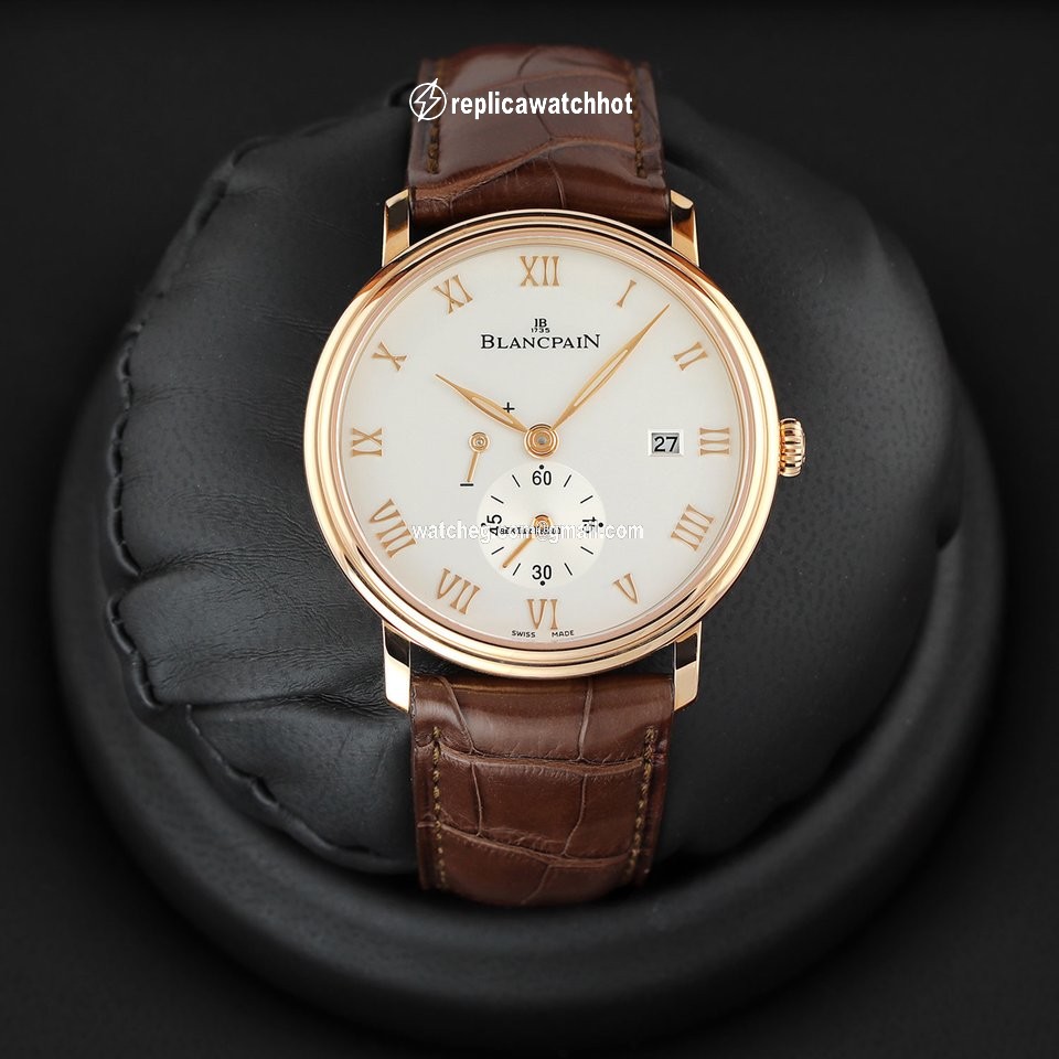 Blancpain Villeret Ultra-Slim Mens watch Unisex Manual winding Rose gold 6606-3642-55b 2