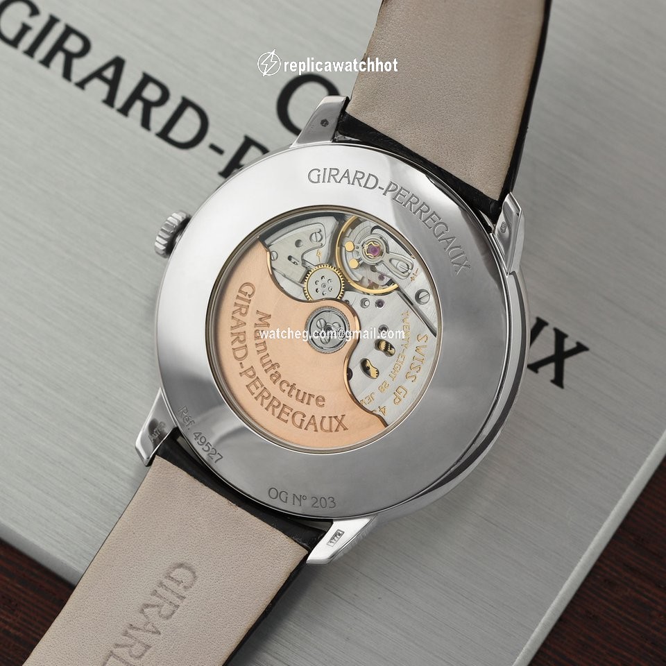 Girard Perregaux 1966 Mens watch Unisex Automatic White gold 49527-53-131-bk6a 2