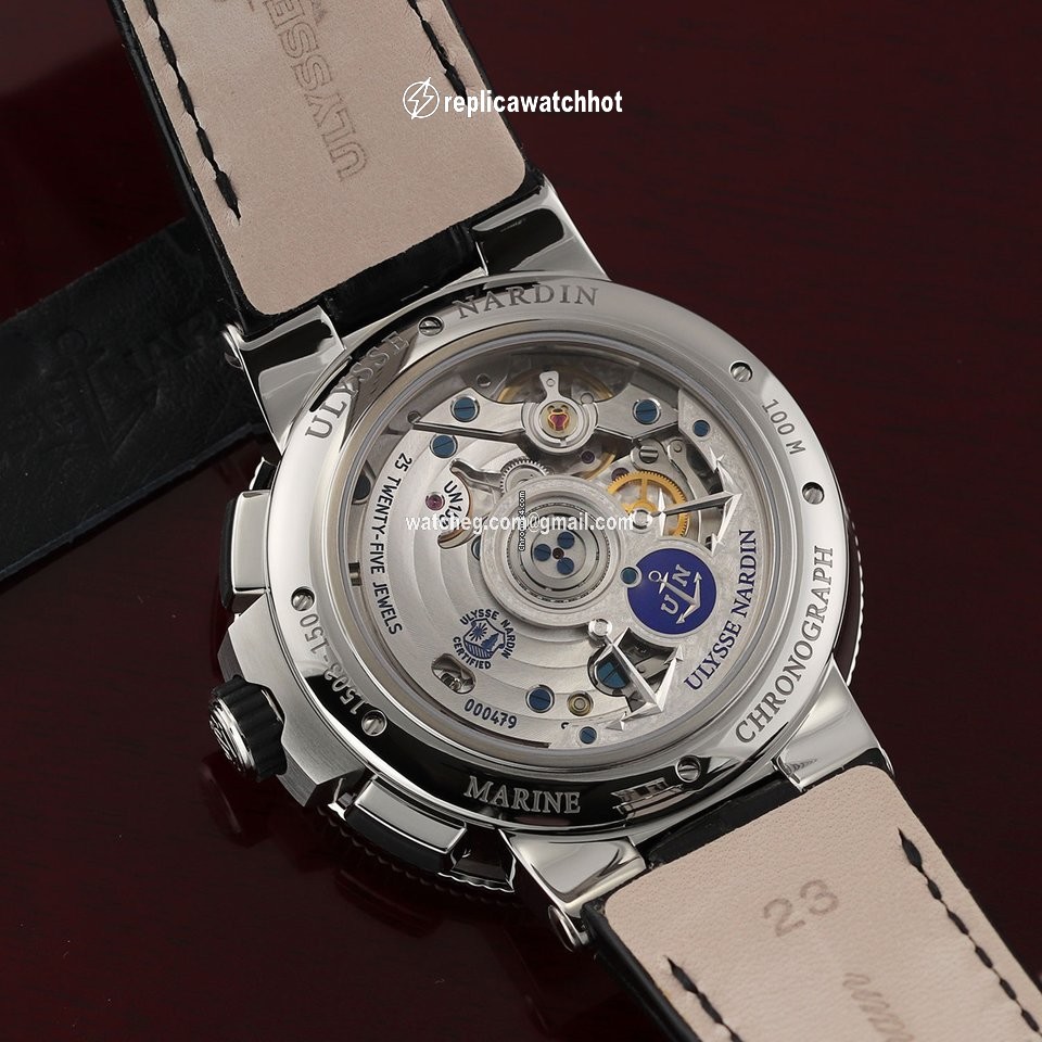Ulysse Nardin Marine Chronograph Mens watch Unisex Automatic Steel 1503-150 62 2