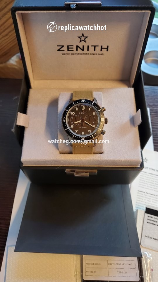 Zenith Pilot Mens watch Unisex Automatic Bronze 29.2240.405 18.C801 2