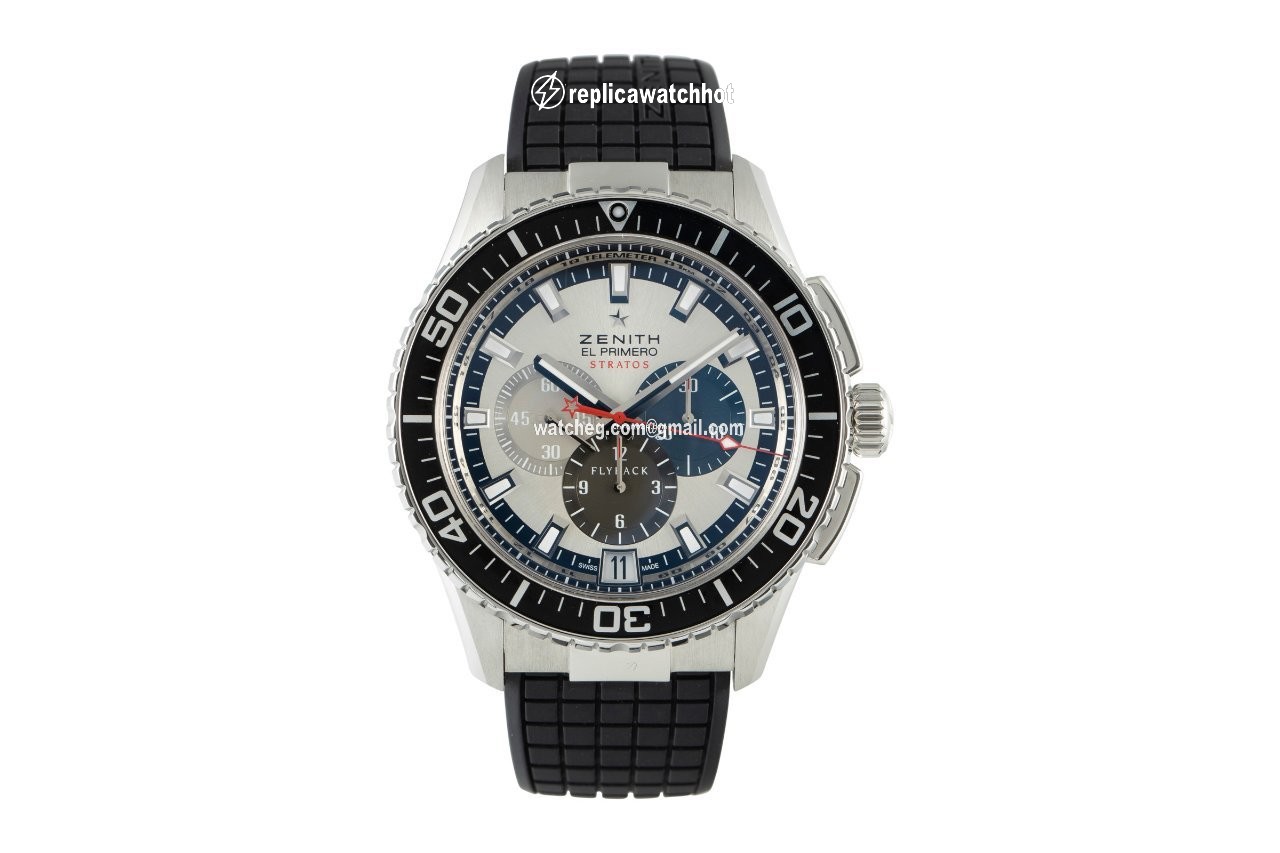 Zenith El Primero Stratos Flyback Mens watch Unisex Automatic Steel 03.2066.405 2