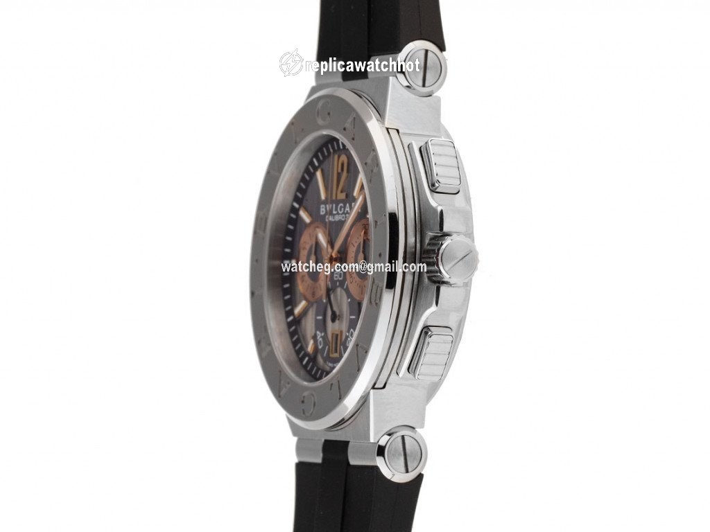 Bulgari Diagono Mens watch Unisex Automatic Gold Steel DG42SWGCH 2