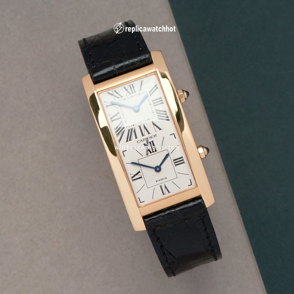 Cartier Tank Mens watch Unisex Quartz Yellow gold 0081 or W1506253 2